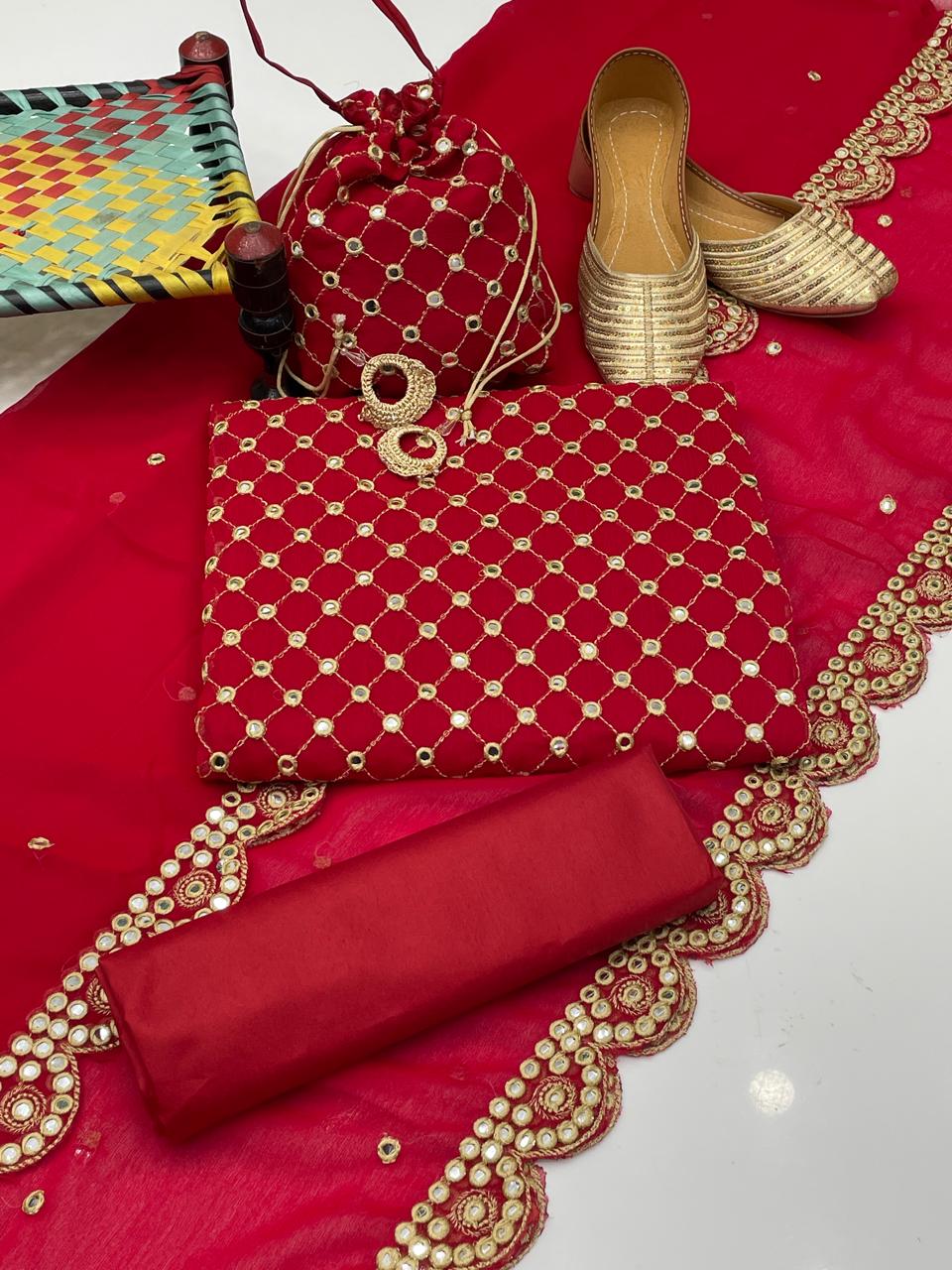 3 PC Unstitched Chiffon Collection