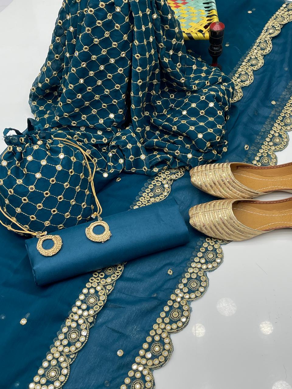 3 PC Unstitched Chiffon Collection