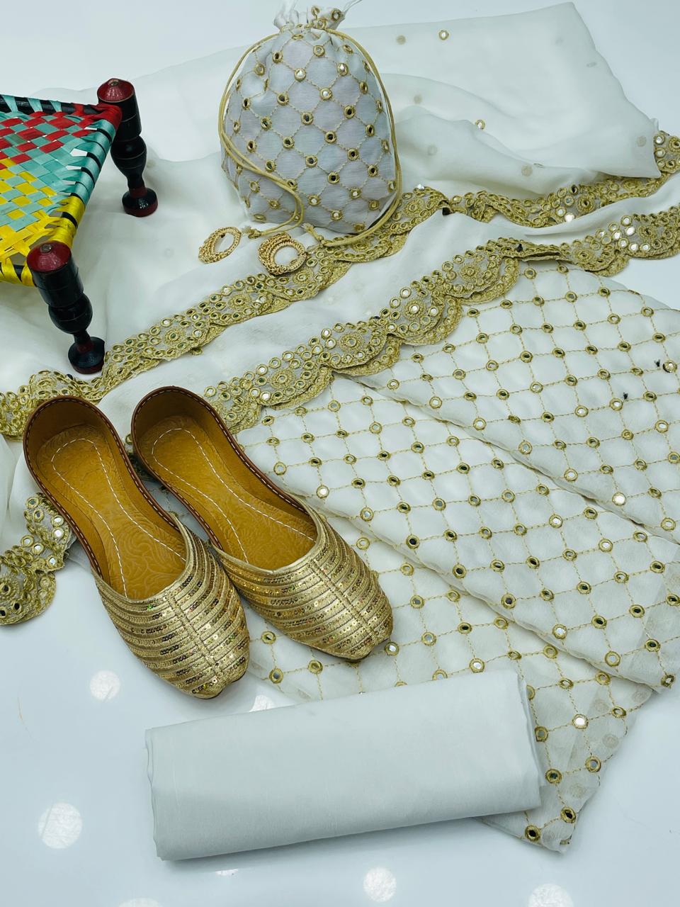 3 PC Unstitched Chiffon Collection