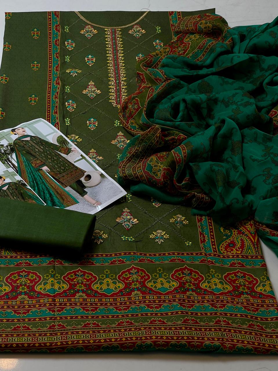 3 PC Lawn Digital Print Collection