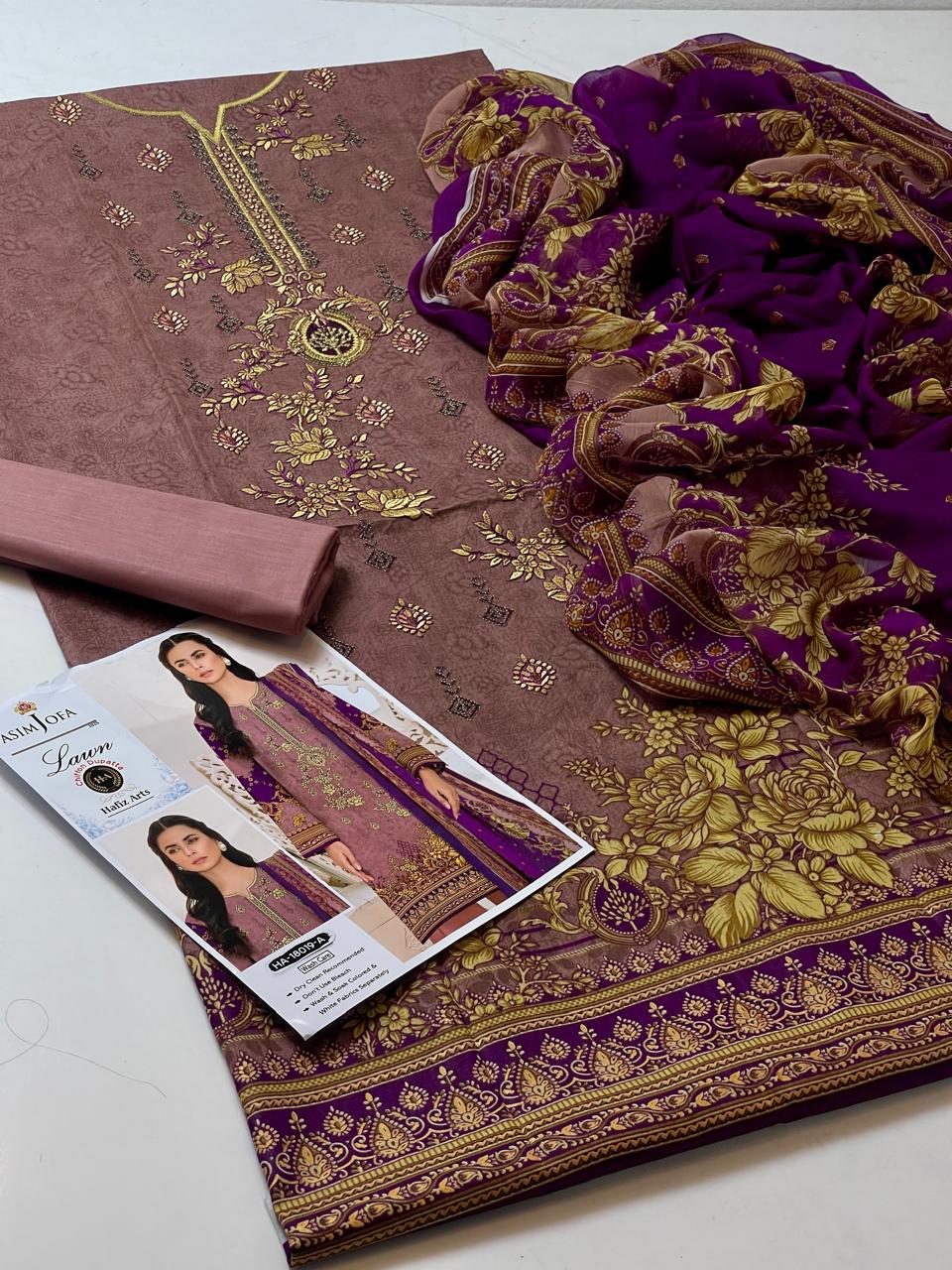 3 PC Lawn Digital Print Collection