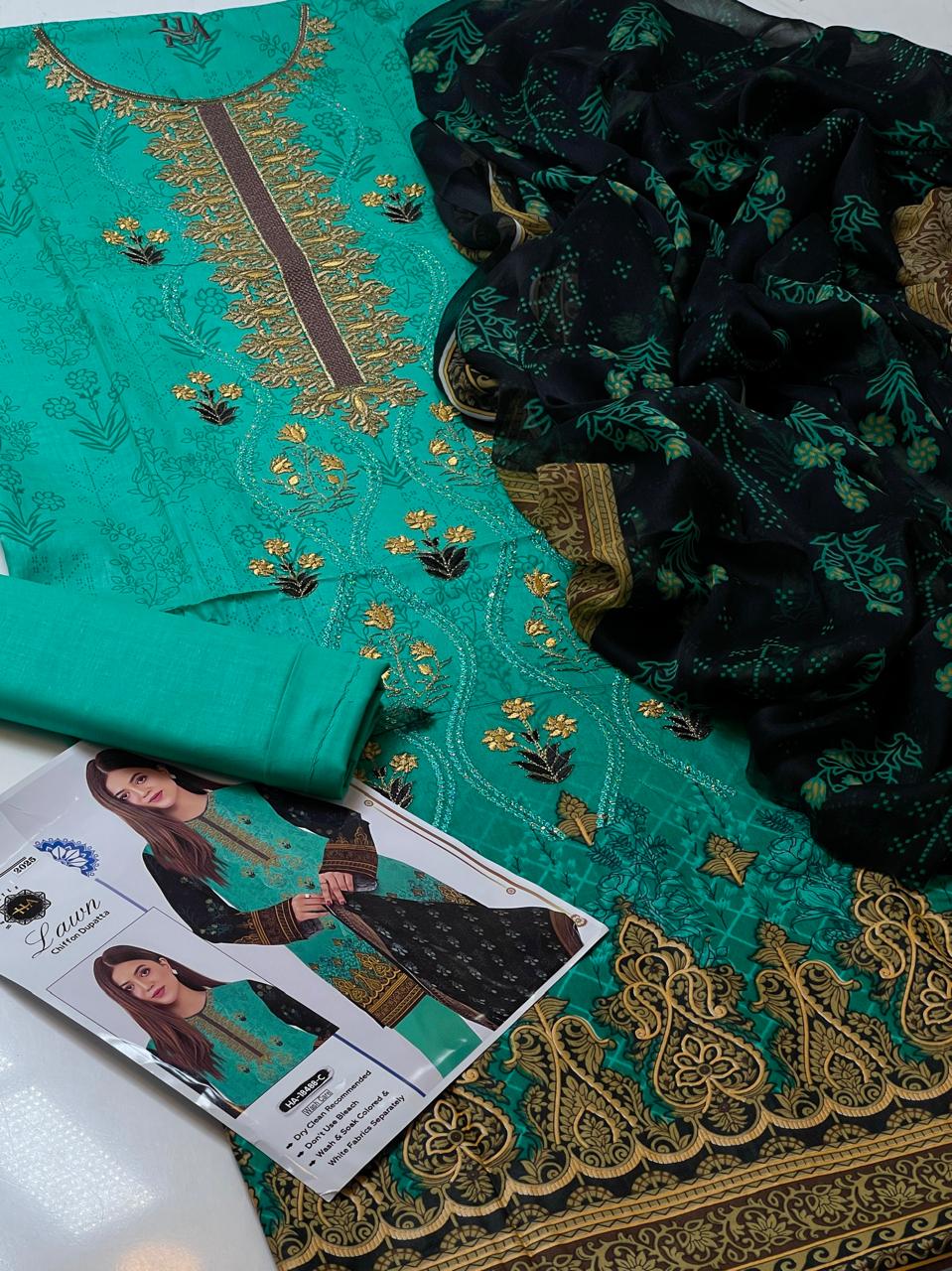 3 PC Lawn Digital Print Collection