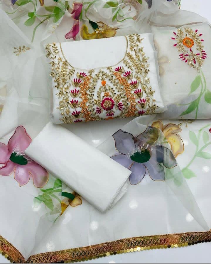 3PC Eid Indian Organza Dress
