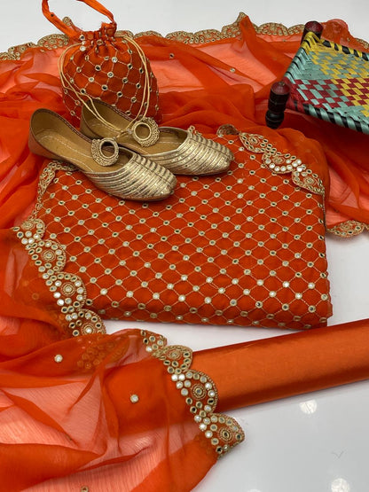 3 PC Unstitched Chiffon Collection