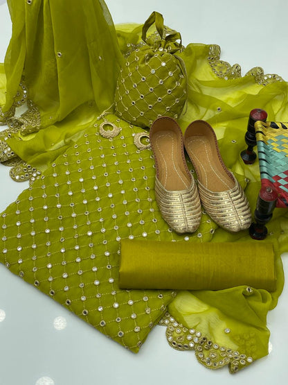 3 PC Unstitched Chiffon Collection