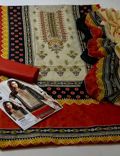 3 PC Lawn Digital Print Collection